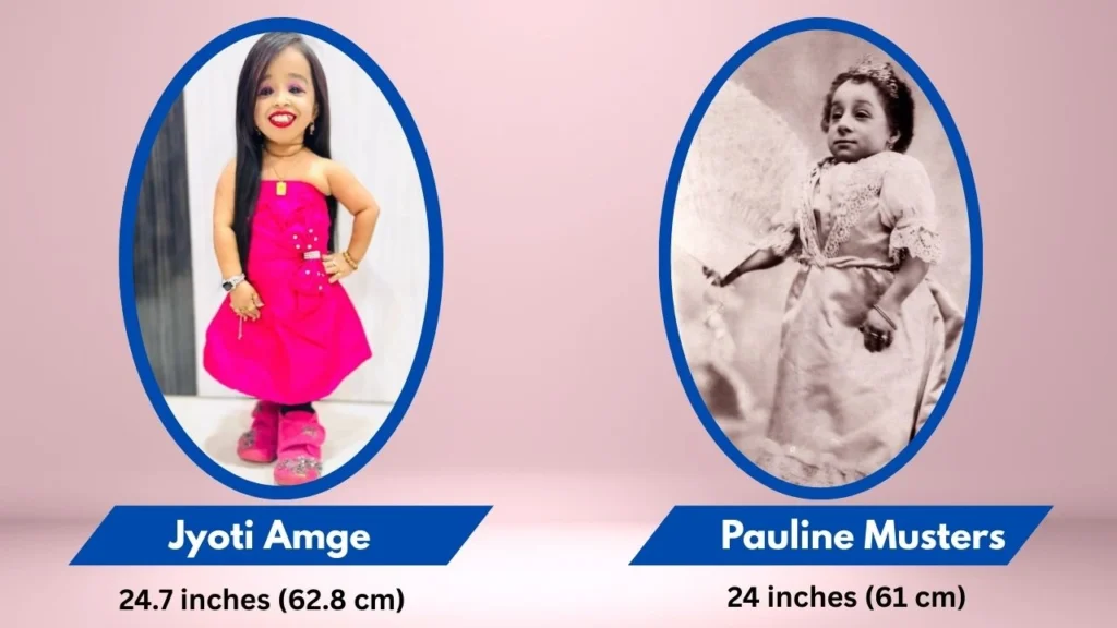 Is Pauline Musters was shorter than Jyoti Amge