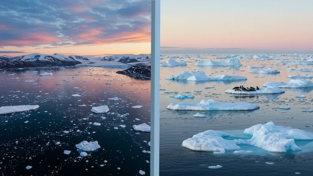 Real Image of Arctic Ocean