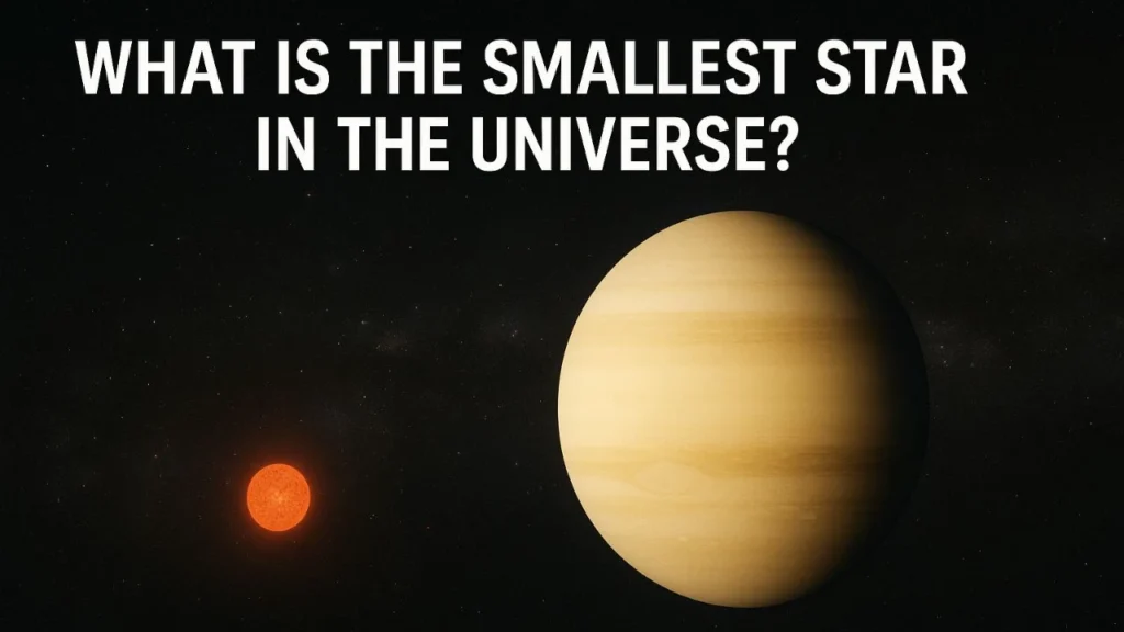 What Is the Smallest Star in the Universe